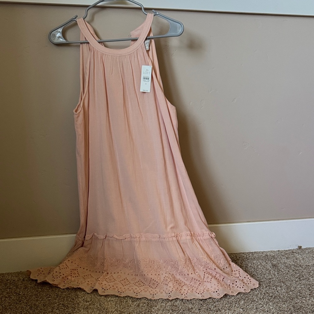 LOFT women’s Dress in Soft Pink